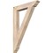 Ekena Millwork Traditional Traditional Smooth Bracket, Douglas Fir, 3 1/2"W x 24"D x 36"H BKT04X24X36TRA01SDF - alternate 1